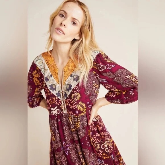 Maeve Meredith Embroidered Maxi Dress - Picture 7 of 10